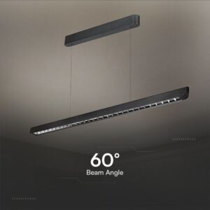 Κρεμαστό Γραμμικό Φωτιστικό LED 36W Μαύρο CCT V-TAC – 23341VT