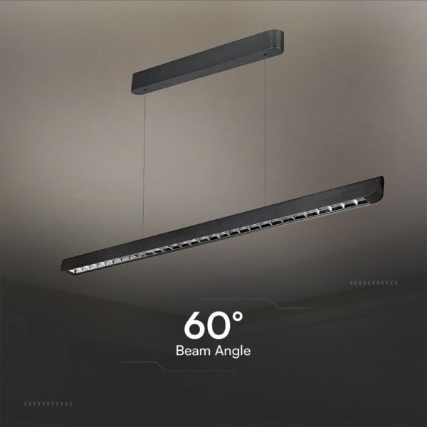 Κρεμαστό Γραμμικό Φωτιστικό LED 36W Μαύρο CCT V-TAC – 23341VT