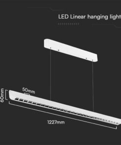 Κρεμαστό Γραμμικό Φωτιστικό LED 36W Χρυσό CCT Λευκό V-TAC – 23342VT