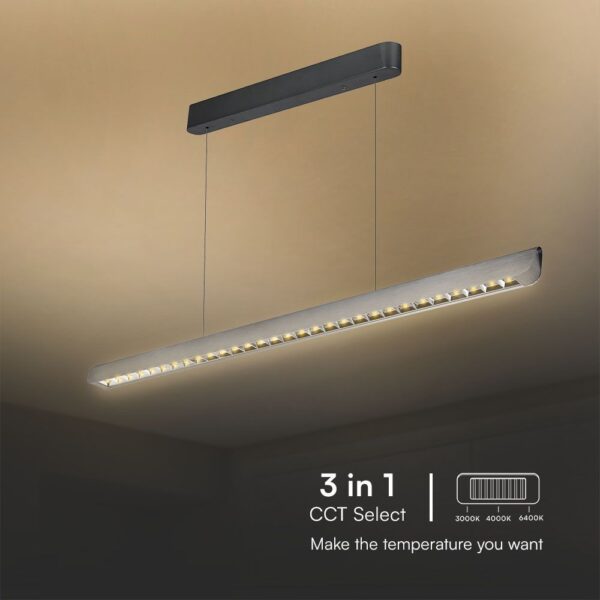 Κρεμαστό Γραμμικό Φωτιστικό LED 36W Χρυσό CCT Γκρι Ματ V-TAC – 23343VT