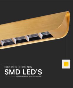 Κρεμαστό Γραμμικό Φωτιστικό LED 36W Χρυσό CCT V-TAC – 23344VT