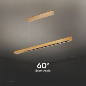 Κρεμαστό Γραμμικό Φωτιστικό LED 36W Χρυσό CCT V-TAC – 23344VT