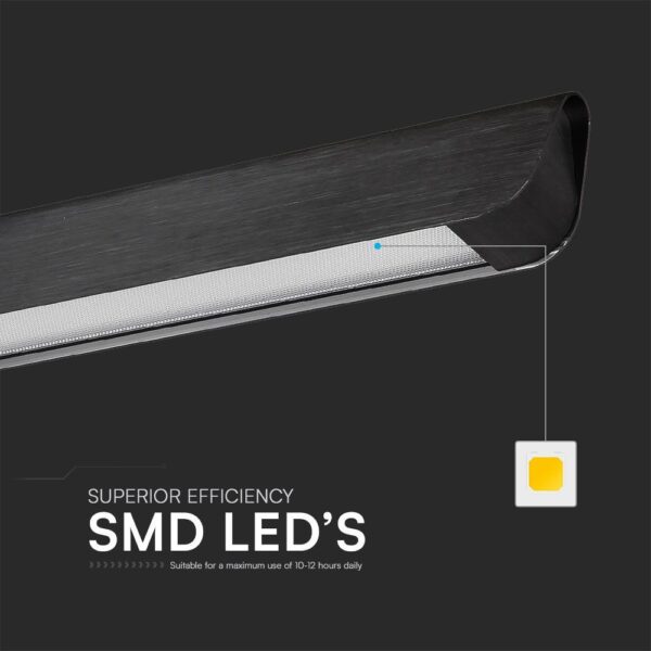 Κρεμαστό Γραμμικό Φωτιστικό LED 36W Χρυσό CCT Μαύρο με Οπάλ Διαχύτη V-TAC – 23345VT
