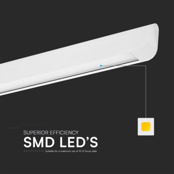 Κρεμαστό Γραμμικό Φωτιστικό LED 36W Χρυσό CCT Λευκό με Οπάλ Διαχύτη V-TAC – 23346VT