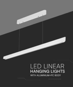 Κρεμαστό Γραμμικό Φωτιστικό LED 36W Χρυσό CCT Λευκό με Οπάλ Διαχύτη V-TAC – 23346VT