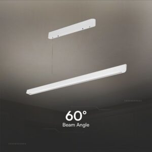 Κρεμαστό Γραμμικό Φωτιστικό LED 36W Χρυσό CCT Λευκό με Οπάλ Διαχύτη V-TAC – 23346VT