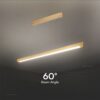 Κρεμαστό Γραμμικό Φωτιστικό LED 36W Χρυσό CCT Χρυσό με Οπάλ Διαχύτη V-TAC – 23345VT