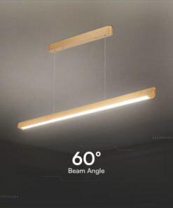 Κρεμαστό Γραμμικό Φωτιστικό LED 36W Χρυσό CCT Χρυσό με Οπάλ Διαχύτη V-TAC – 23345VT