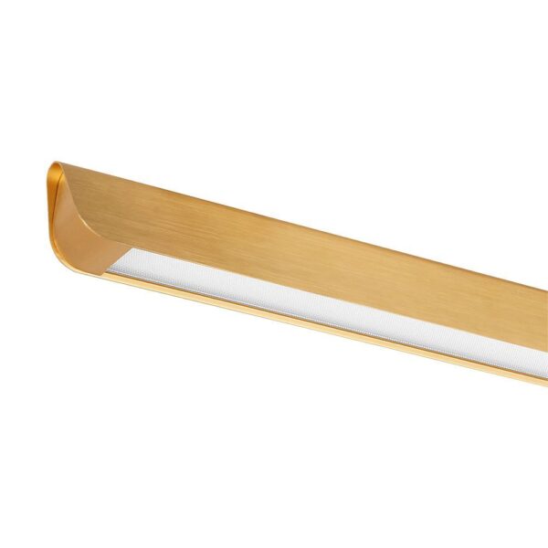 Κρεμαστό Γραμμικό Φωτιστικό LED 36W Χρυσό CCT Χρυσό με Οπάλ Διαχύτη V-TAC – 23345VT