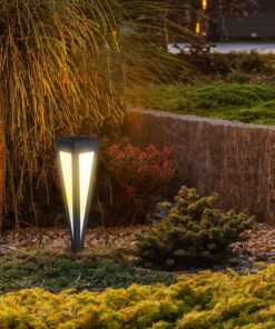 Φωτιστικό Δαπέδου Κήπου LED 2W 3000K Ηλιακό IP65 Μαύρου Χρώματος V-TAC – 23350VT