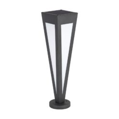 Φωτιστικό Δαπέδου Κήπου LED 2W 3000K Ηλιακό IP65 Μαύρου Χρώματος V-TAC – 23350VT