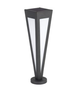 Φωτιστικό Δαπέδου Κήπου LED 2W 3000K Ηλιακό IP65 Μαύρου Χρώματος V-TAC – 23350VT