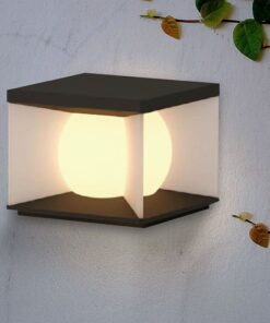 Ηλιακό Επιτοίχιο Φωτιστικό Βεράντας LED 3W 3000K IP65 Μαύρου Χρώματος V-TAC – 23351VT