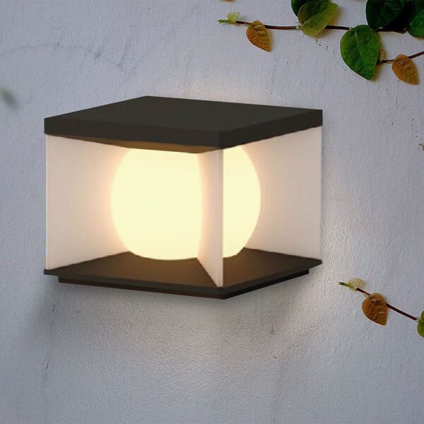 Ηλιακό Επιτοίχιο Φωτιστικό Βεράντας LED 3W 3000K IP65 Μαύρου Χρώματος V-TAC – 23351VT