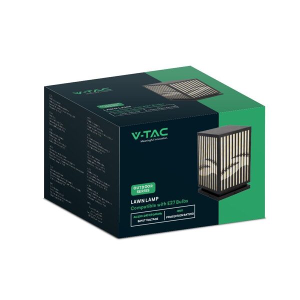 Φωτιστικό Κήπου Δαπέδου E27 Μαύρο IP65 V-TAC – 23353