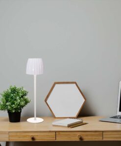 Επιτραπέζιο Επαναφορτιζόμενο Φωτιστικό LED 2.7W CCT Dimmable Λευκού Χρώματος V-TAC – 23355VT