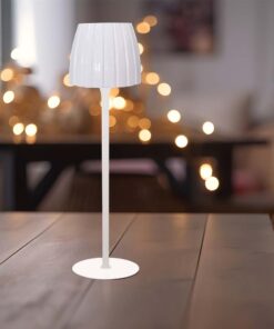 Επιτραπέζιο Επαναφορτιζόμενο Φωτιστικό LED 2.7W CCT Dimmable Λευκού Χρώματος V-TAC – 23355VT