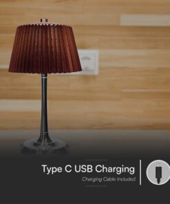 Επιτραπέζιο Επαναφορτιζόμενο Φωτιστικό LED 1.5W CCT Νίκελ V-TAC – 23358VT