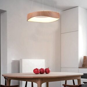 Κρεμαστό Φωτιστικό LED Designer 18W σε Απόχρωση Ξύλου D400 3000K V-TAC – 23363