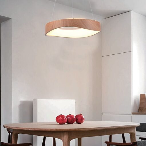 Κρεμαστό Φωτιστικό LED Designer 18W σε Απόχρωση Ξύλου D400 3000K V-TAC – 23363