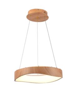 Κρεμαστό Φωτιστικό LED Designer 18W σε Απόχρωση Ξύλου D400 3000K V-TAC – 23363