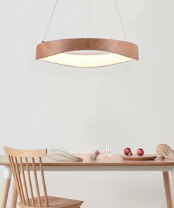 Κρεμαστό Φωτιστικό 25W LED σε Απόχρωση Ξύλου 3000K D500 V-TAC – 23364