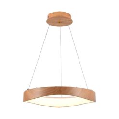 Κρεμαστό Φωτιστικό 25W LED σε Απόχρωση Ξύλου 3000K D500 V-TAC – 23364