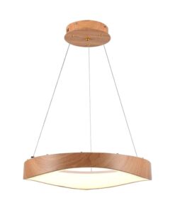 Κρεμαστό Φωτιστικό 25W LED σε Απόχρωση Ξύλου 3000K D500 V-TAC – 23364