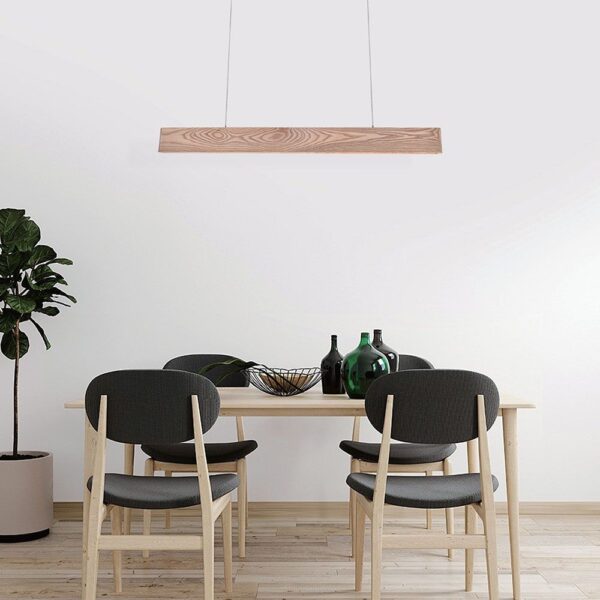 Κρεμαστό Φωτιστικό 24W LED σε Απόχρωση Ξύλου 90cm 3000K V-TAC – 23365