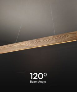 Κρεμαστό Φωτιστικό 24W LED σε Απόχρωση Ξύλου 90cm 3000K V-TAC – 23365