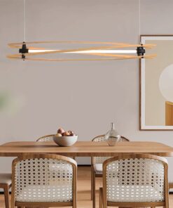 LED Designer 15W Κρεμαστό Φωτιστικό Ράγα σε Απόχρωση Λευκό+Ξύλο 3000K V-TAC – 23368