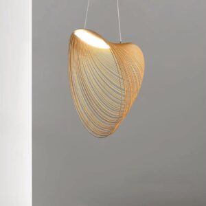 Κρεμαστό Φωτιστικό 10W LED Designer σε Χρώμα Ξύλου D600 3000K V-TAC – 23369