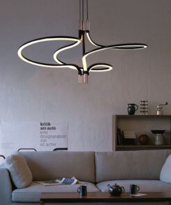 Κρεμαστό Φωτιστικό LED Designer 30W με Χρυσό+Μαύρο σώμα 3000K V-TAC – 23370