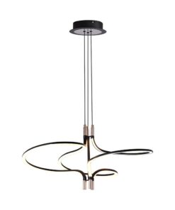 Κρεμαστό Φωτιστικό LED Designer 30W με Χρυσό+Μαύρο σώμα 3000K V-TAC – 23370