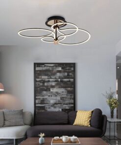 Φωτιστικό Οροφής LED Designer 36W με Χρυσό+Μαύρο Σώμα 3000K V-TAC – 23371