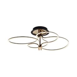 Φωτιστικό Οροφής LED Designer 36W με Χρυσό+Μαύρο Σώμα 3000K V-TAC – 23371