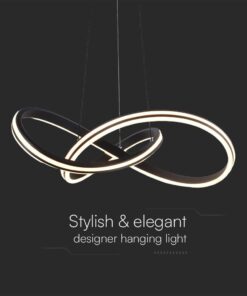 Κρεμαστό Φωτιστικό LED Designer 40W Μαύρο+Λευκό Σώμα CCT D600 V-TAC – 23373