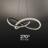 Κρεμαστό Φωτιστικό LED Designer 40W Μαύρο+Λευκό Σώμα CCT D600 V-TAC – 23373