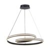 Κρεμαστό Φωτιστικό LED Designer με Μάυρο + Λευκό Σώμα CCT V-TAC – 23374