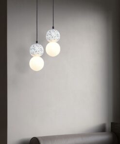 Κρεμαστό Φωτιστικό Designer Λευκό Μάρμαρο 1xG9 V-TAC – 23376