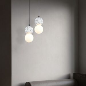 Κρεμαστό Φωτιστικό Designer Λευκό Μάρμαρο 1xG9 V-TAC – 23376