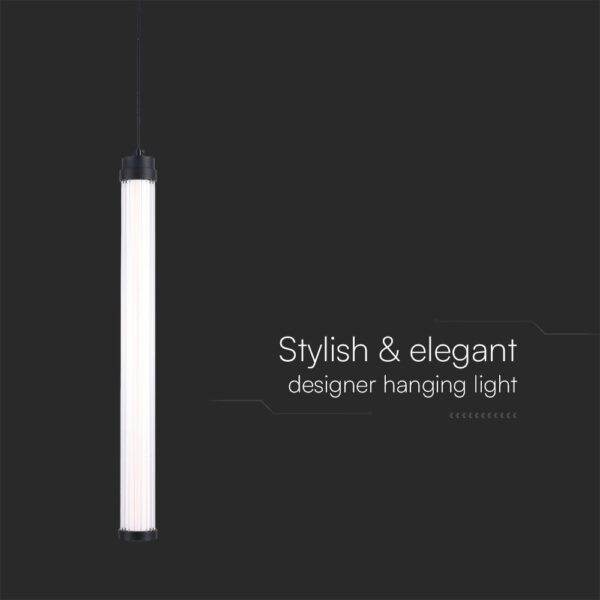 Designer Κρεμαστό Γραμμικό Φωτιστικό 5W LED Μαύρο 3000K V-TAC – 23381