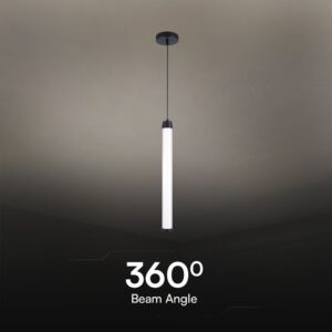 Designer Κρεμαστό Γραμμικό Φωτιστικό 5W LED Μαύρο 3000K V-TAC – 23381