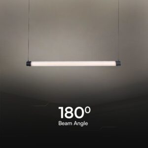 Designer Κρεμαστό Γραμμικό Φωτιστικό 10W LED Μαύρο 3000K V-TAC – 23382