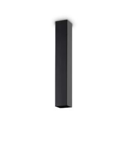 IDEAL LUX Φωτιστικό Οροφής SKY 1xGU10 Μαύρου Χρώματος – 233826