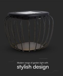 Ηλιακό Φορητό Πορτατίφ LED Γκρί Σώμα 3000K+6000K V-TAC – 23384