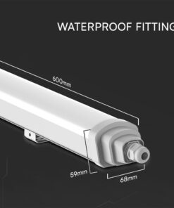 LED Αδιάβροχο IP65 Φωτστικό Samsung Chip 600mm 18W 4000K 2160lm Quick Connection V-TAC – 23391