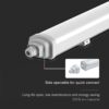 LED Αδιάβροχο IP65 Φωτστικό Samsung Chip 600mm 18W 4000K 2160lm Quick Connection  V-TAC – 23391