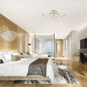 Φωτιστικό Οροφής LED 51W 3IN1 Dimmable με Τηλεχειριστήριο Λευκού Χρώματος V-TAC – 23394VT