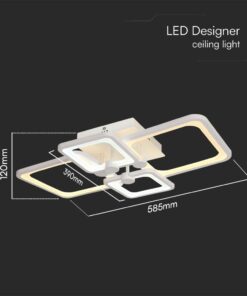 Φωτιστικό Οροφής LED 70W 3IN1 Dimmable Με Τηλεχειριστήριο Λευκού Χρώματος V-TAC – 23395VT